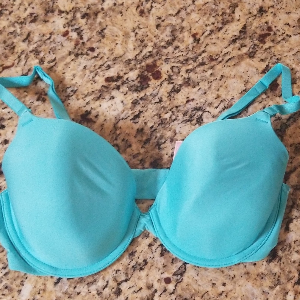 Light blue bra